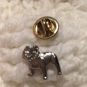 Mack Bulldog Pin Collector Silver Hat Lapel Brooch